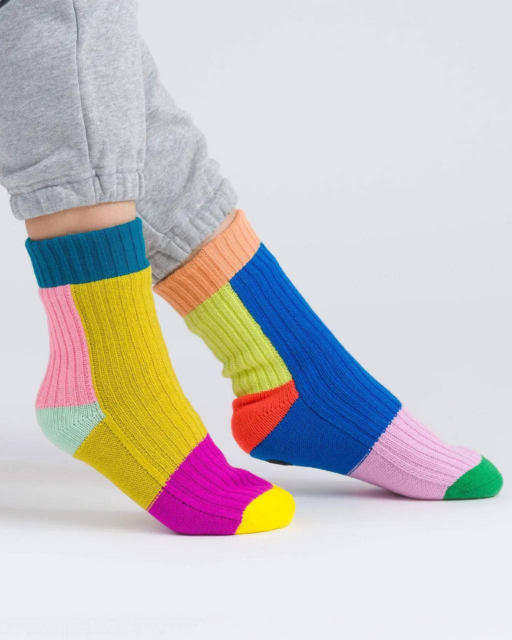 Mismatch House Socks - Rainbow sold by ban.do product image thumbnail 5