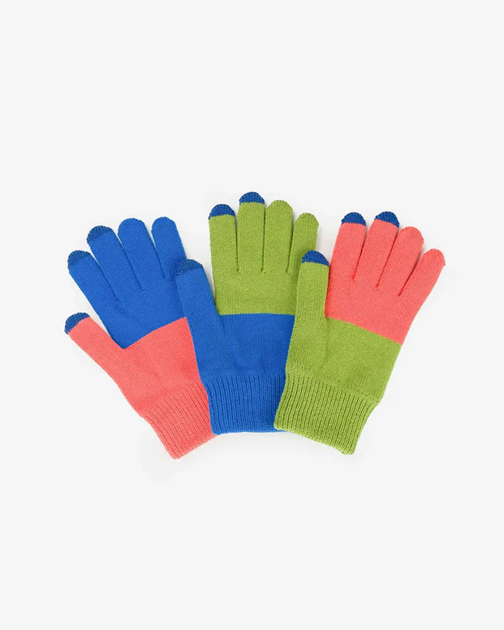 Pair And Spare Touchscreen Gloves - Pink + Cobalt sold by ban.do product image thumbnail 3