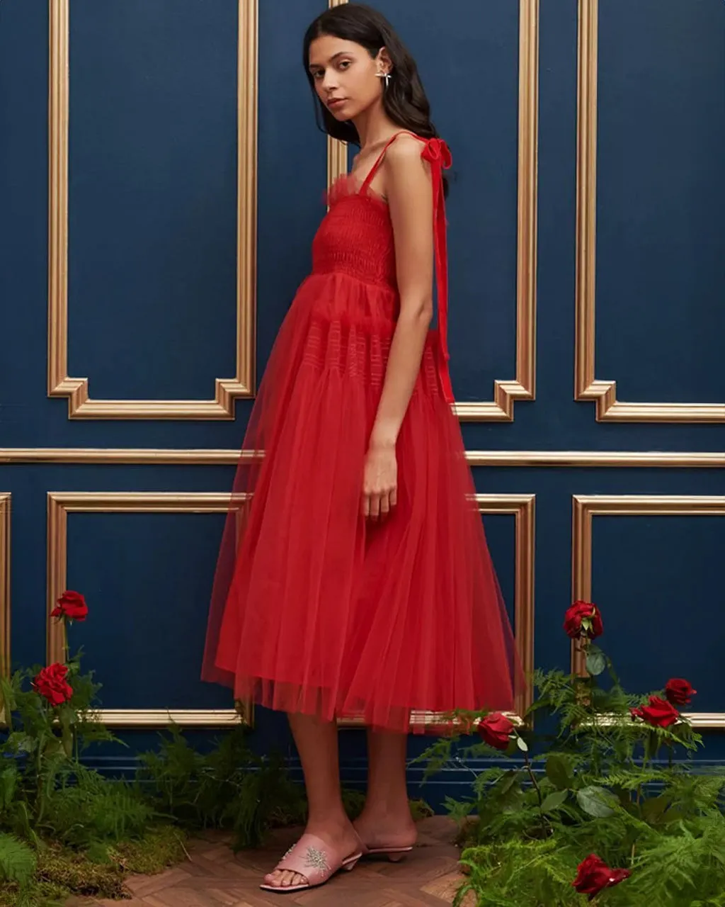 DREAM Palace Tulle Midi Dress sold by ban.do product image thumbnail 3