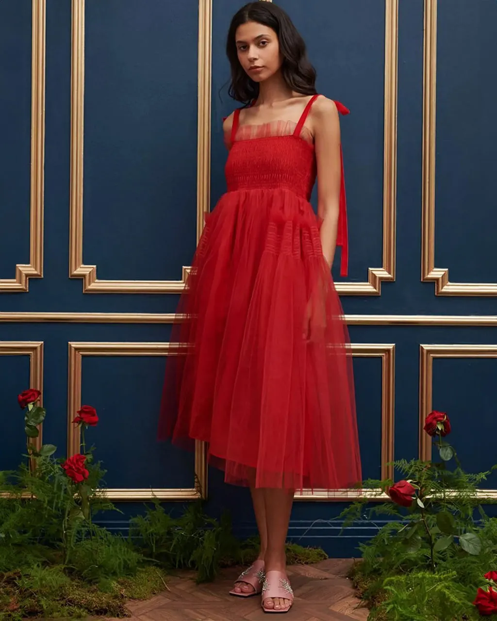 DREAM Palace Tulle Midi Dress sold by ban.do product image thumbnail 4