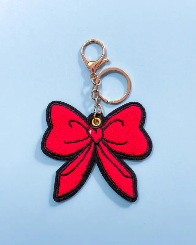 Red Bow Bag Charm sold by ban.do