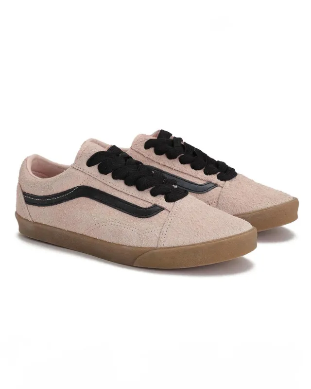 Old Skool Lowpro Sneaker - Hairy Suede Peach Blush sold by ban.do