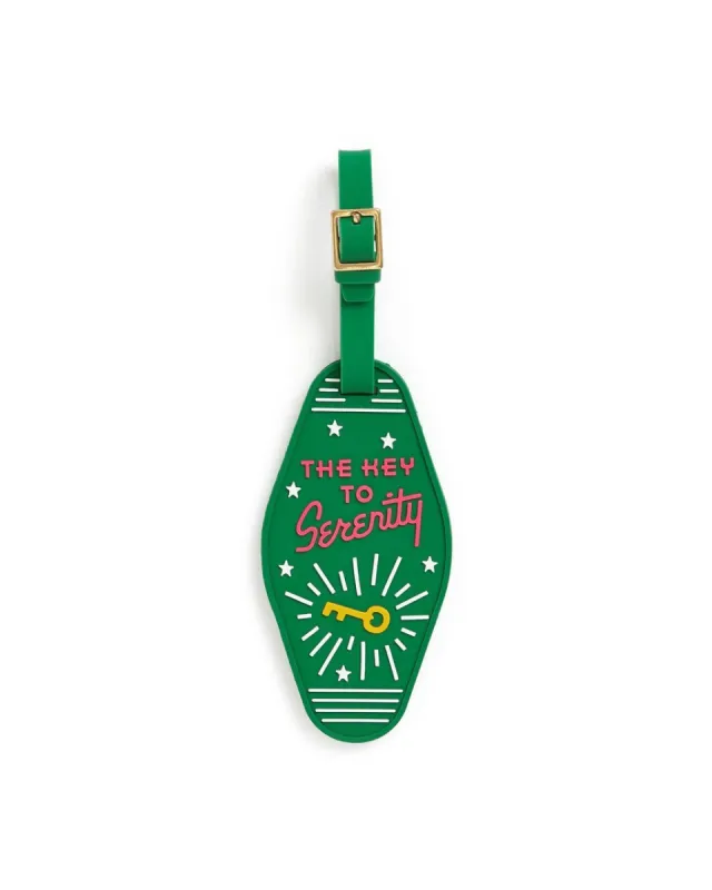 Novelty Key Silicone Luggage Tag - Staycation sold by ban.do