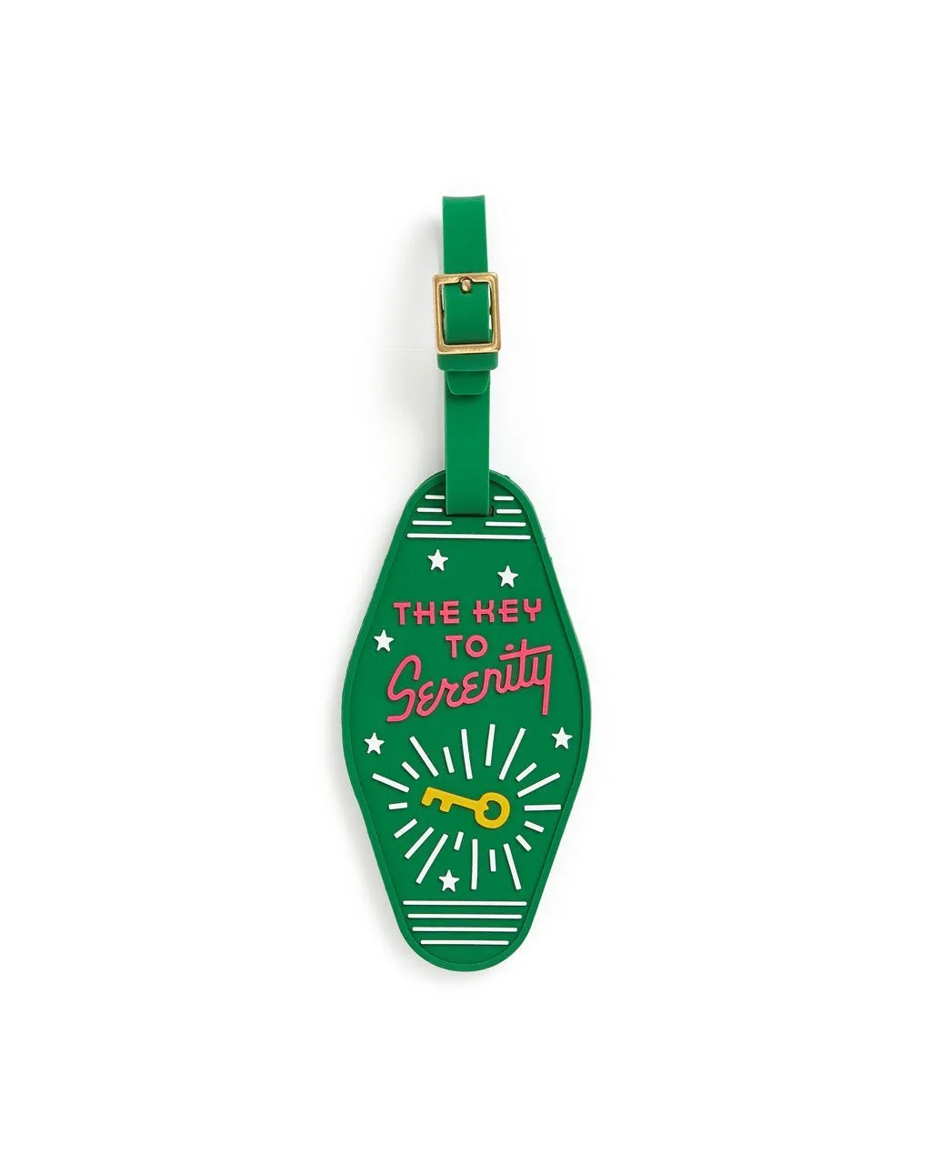 Novelty Key Silicone Luggage Tag - Staycation sold by ban.do