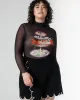 Lillian Turtleneck Top - Seafood Tower sold by ban.do