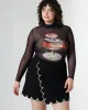 Lillian Turtleneck Top - Seafood Tower sold by ban.do