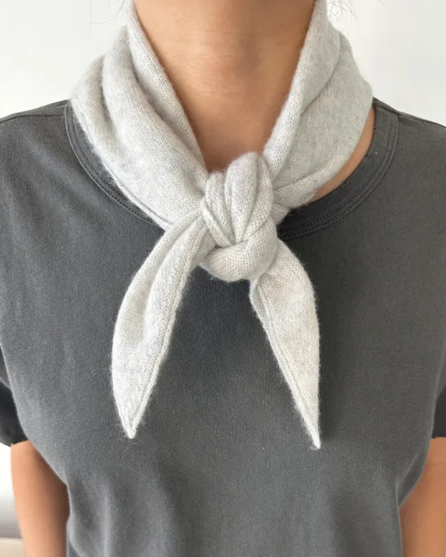 Cashmere Bandana - Icy Grey sold by ban.do