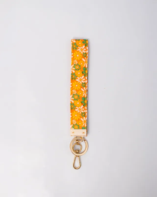 Retro Floral Wristlet Keychain sold by ban.do