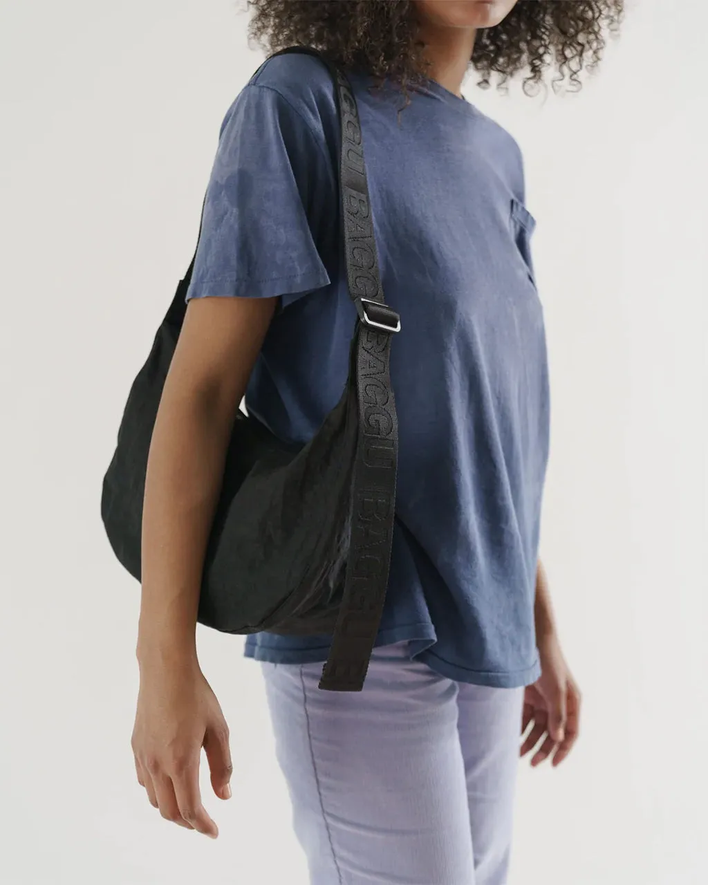 Medium Nylon Crescent Bag - Black sold by ban.do product image thumbnail 2