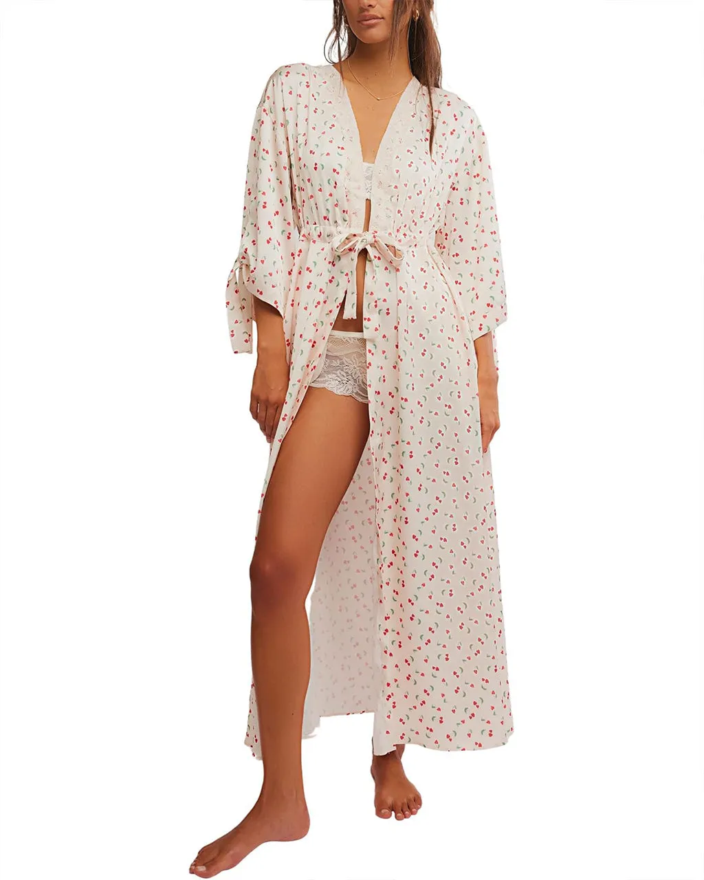 First Blush Robe - Ivory Combo sold by ban.do