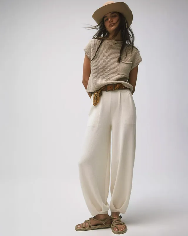 Freya Sweater Set - Oatmeal Bone Combo sold by ban.do