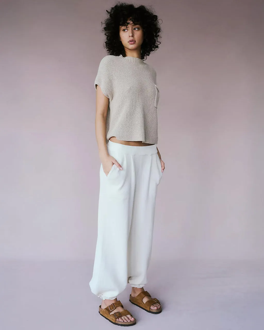 Freya Sweater Set - Oatmeal Bone Combo sold by ban.do product image thumbnail 4