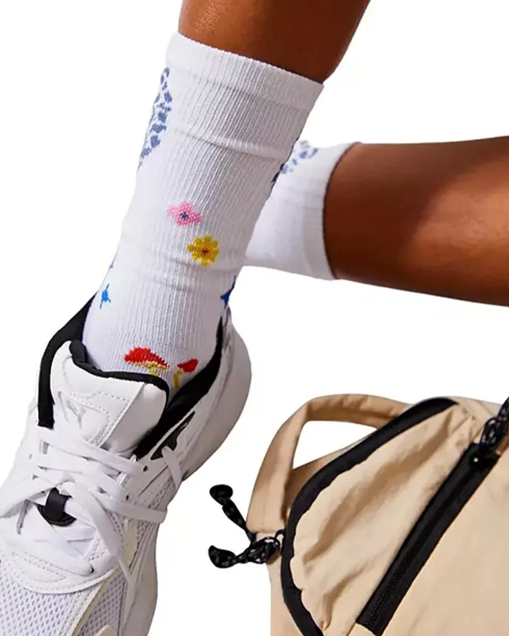 Forager Hike Socks - White sold by ban.do product image thumbnail 2