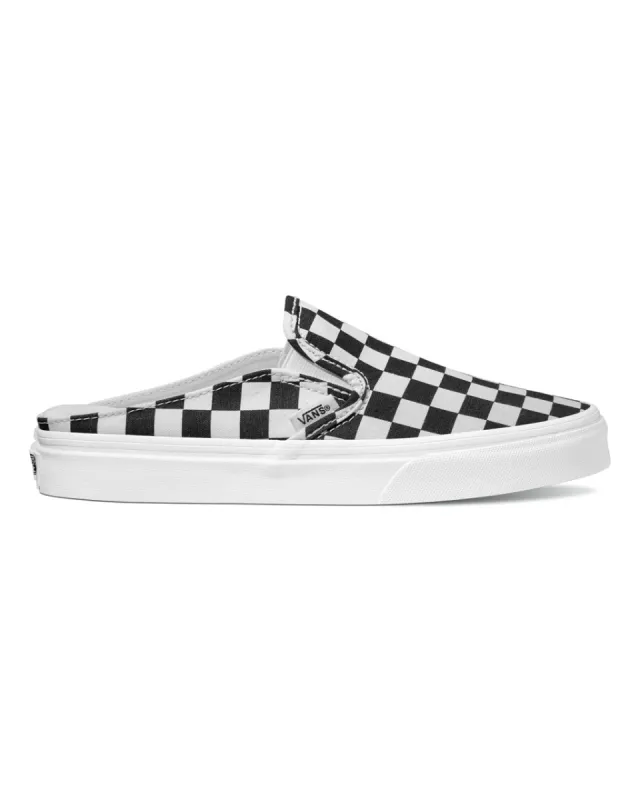 Classic Slip On Mule Checkerboard Black/True White sold by ban.do