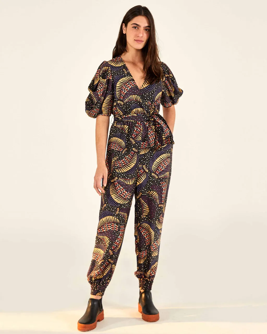 Black Wild Bananas Jumpsuit sold by ban.do
