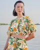 Off-White Biriba Cropped Top sold by ban.do