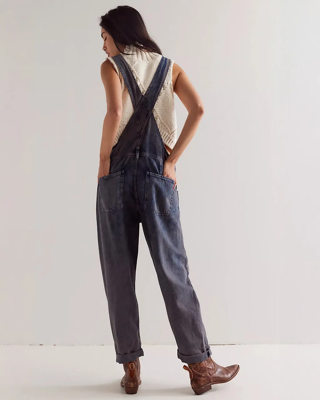 We The Free Ziggy Denim Overalls - City Fog sold by ban.do product image thumbnail 2