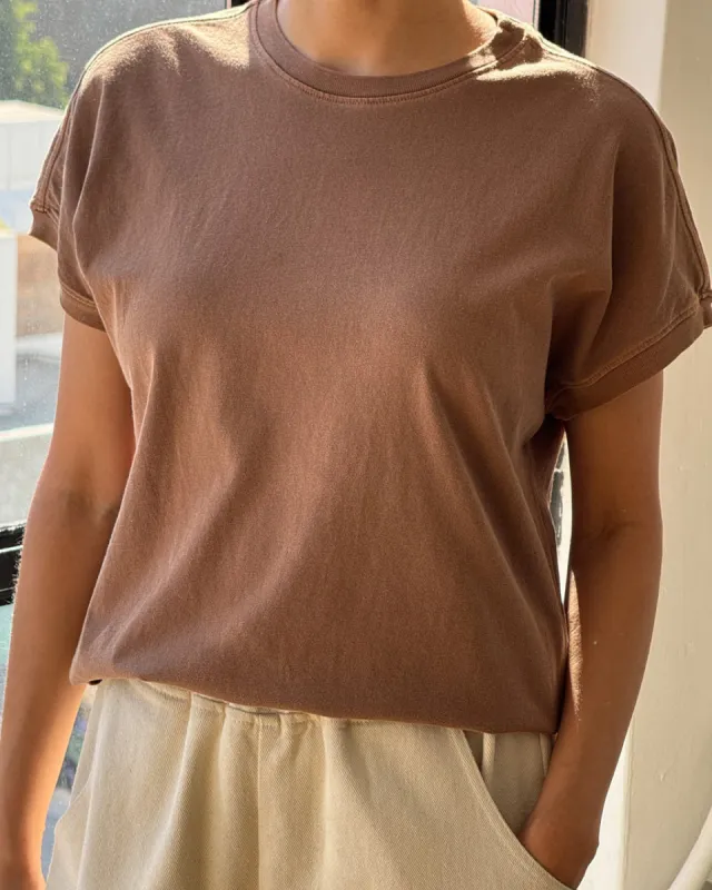 Ease Tee - Chocolate sold by ban.do