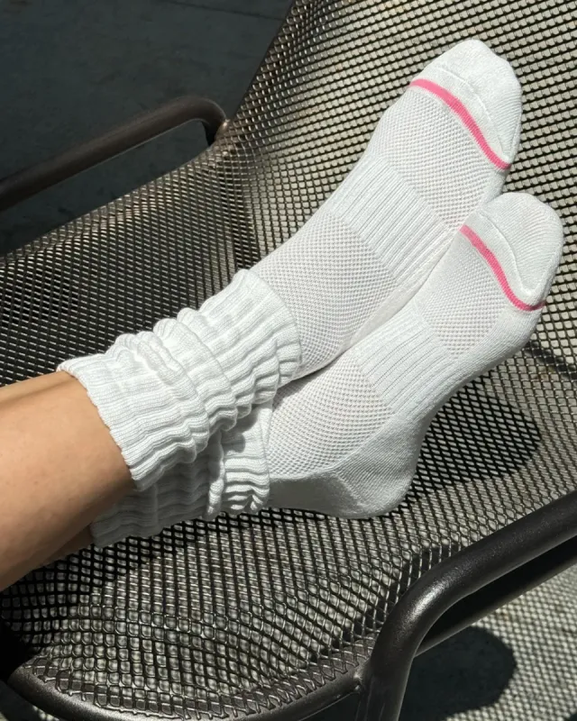 Ballet Socks - White sold by ban.do