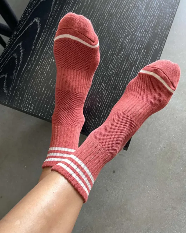 Girlfriend Socks - Terracotta made by Le Bon Shoppe
