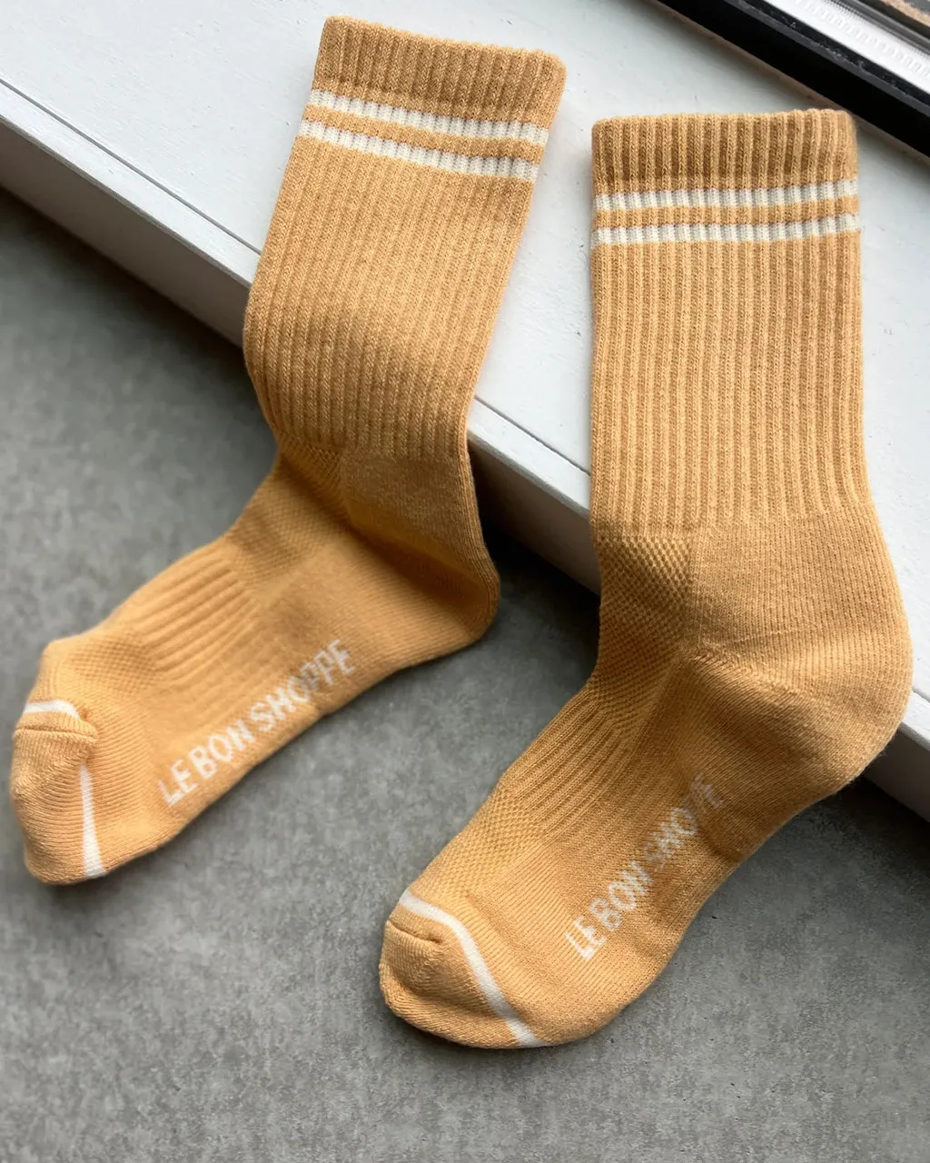 Boyfriend Socks - Butter sold by ban.do