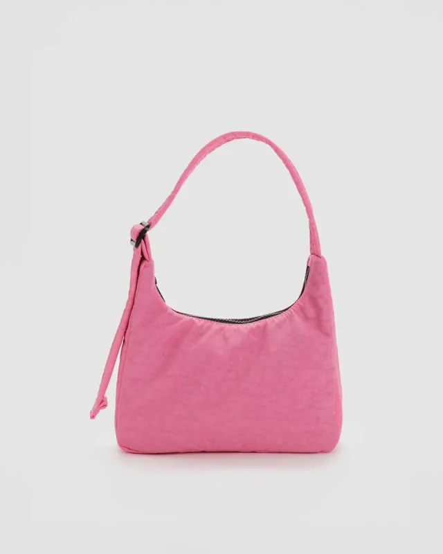 Mini Nylon Shoulder Bag - Azalea Pink made by BAGGU