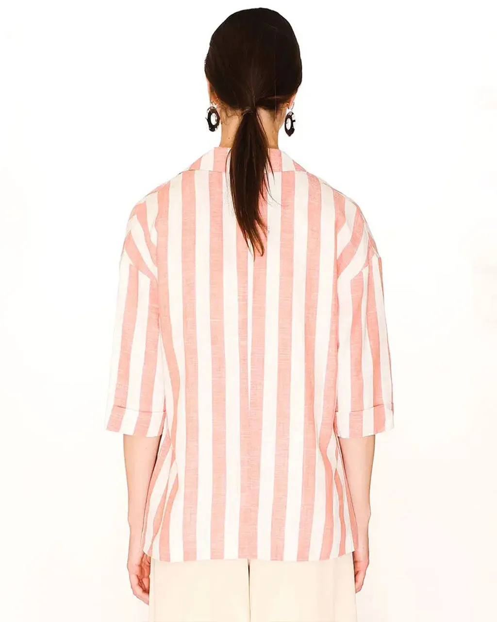 Red Stripes Jacket sold by ban.do product image thumbnail 3