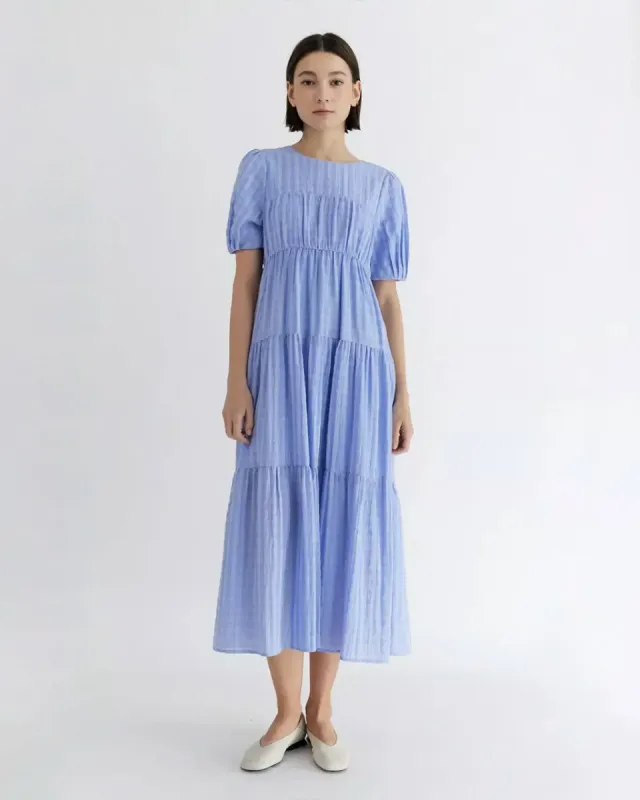 The Vivian Dress - Blue sold by ban.do