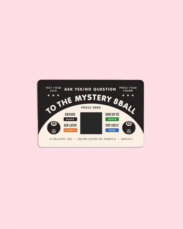 8 Ball Mood Card sold by ban.do