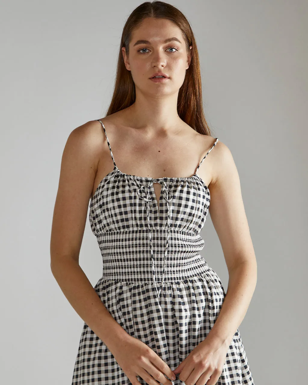 Black And White Gingham Dress sold by ban.do product image thumbnail 4