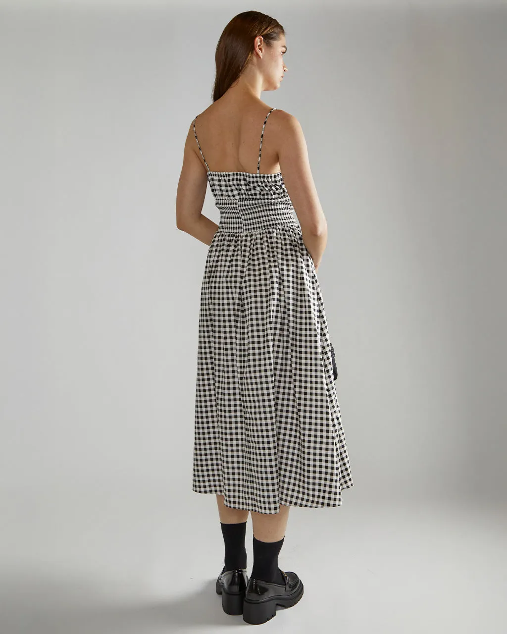 Black And White Gingham Dress sold by ban.do product image thumbnail 2