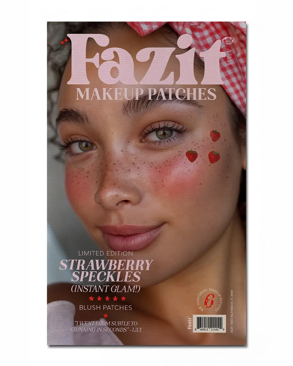 Makeup Patches - Strawberry Speckles sold by ban.do