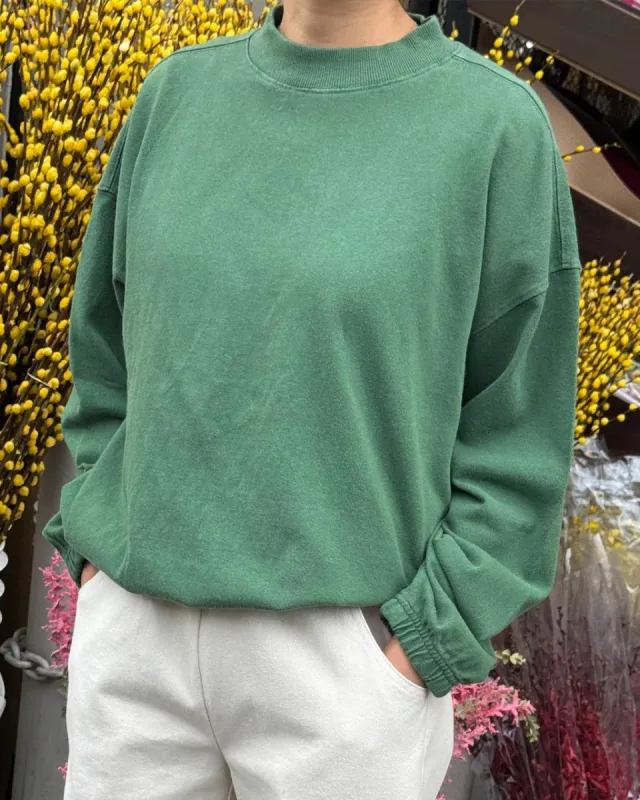 Daisy Long Sleeve Top - Basil sold by ban.do