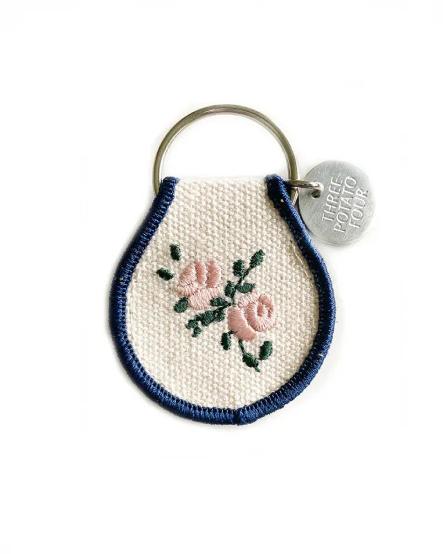 Rose Patch Keychain sold by ban.do