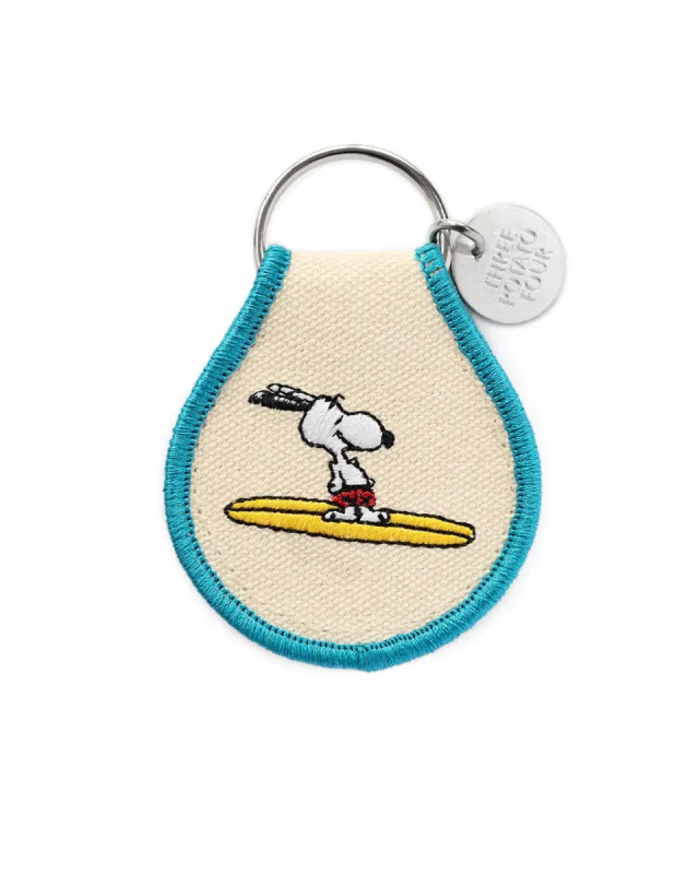 Snoopy Surf Patch Keychain sold by ban.do