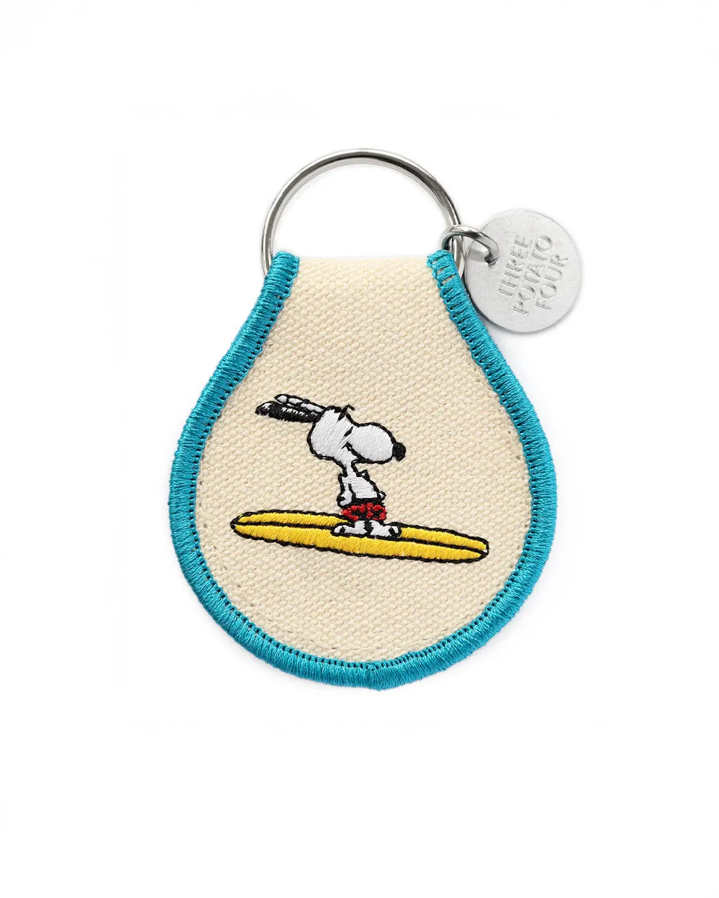 Snoopy Surf Patch Keychain sold by ban.do