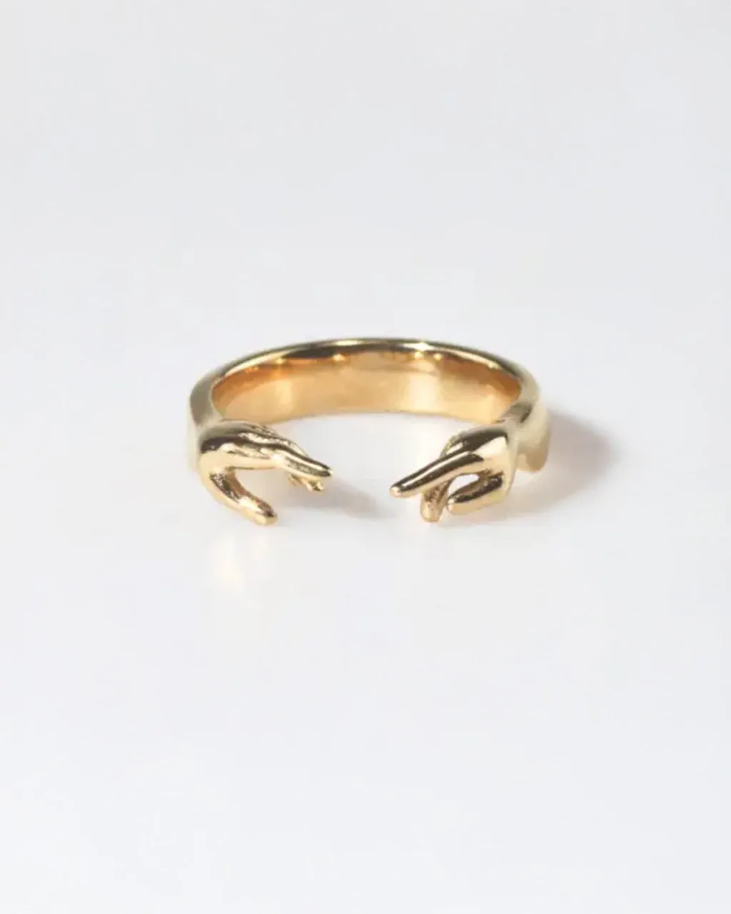 The Hug Ring - Gold sold by ban.do
