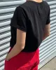 Organic Cotton Vintage Boy Tee - True Black sold by ban.do