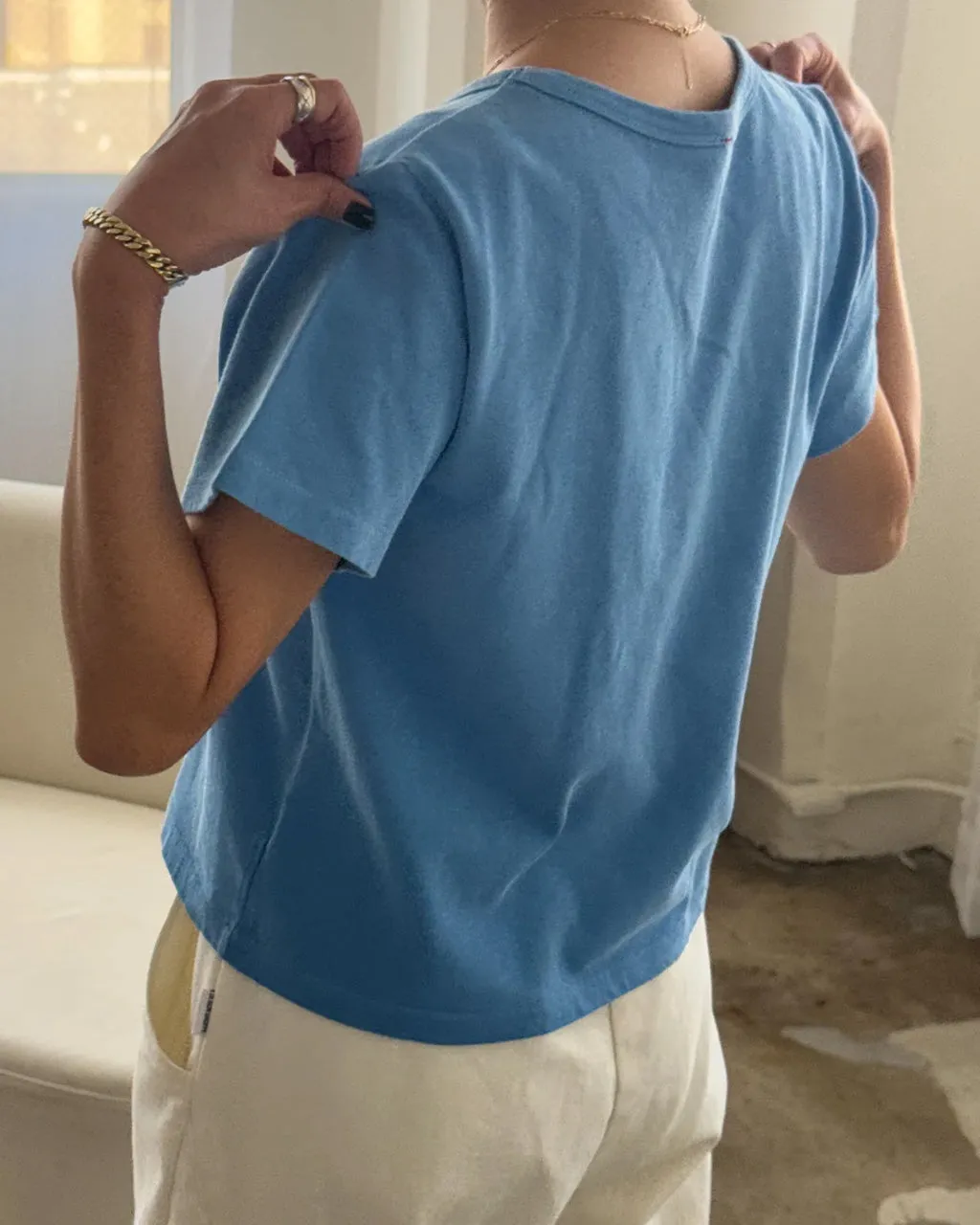 The Little Boy Tee - Yacht Blue sold by ban.do product image thumbnail 3