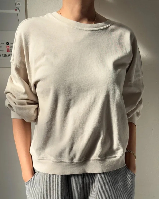 Cali Jersey Sweatshirt - Rice sold by ban.do