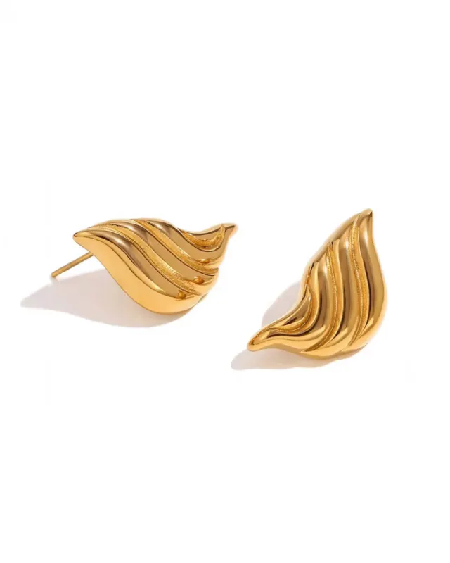 Gianni Earrings - Gold sold by ban.do