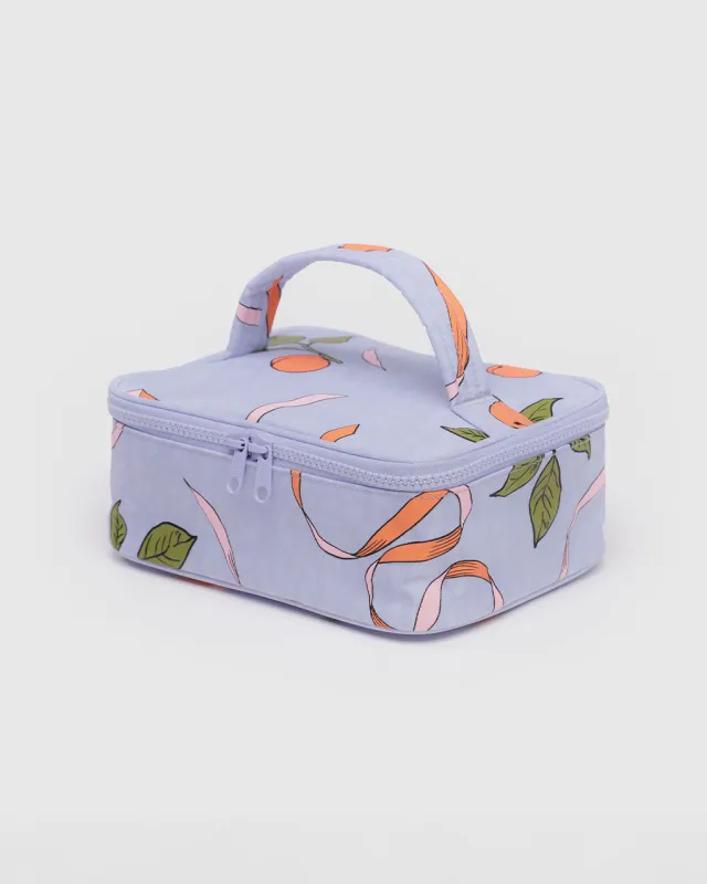 Small Cosmetic Case - Apricots & Ribbons sold by ban.do