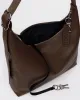 Recycled Leather Shoulder Bag - Brown sold by ban.do