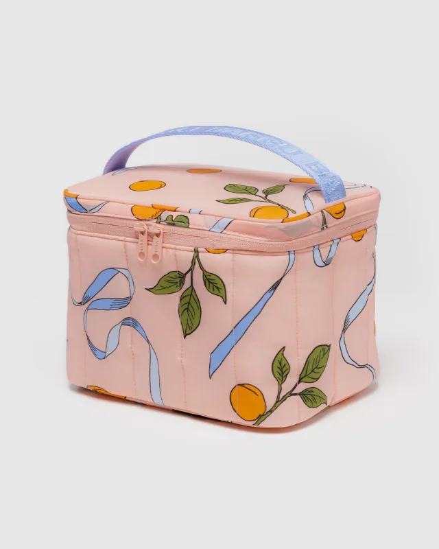 Puffy Lunch Bag - Apricots & Ribbons sold by ban.do