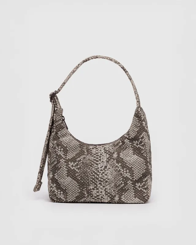 Mini Nylon Shoulder Bag - Snakeskin sold by ban.do