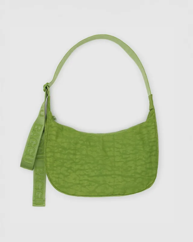 Medium Nylon Crescent Bag w/ Key Leash - Green Juice sold by ban.do