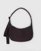 Medium Nylon Crescent Bag w/ Key Leash - Chocolate Plum sold by ban.do