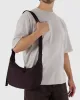 Medium Nylon Crescent Bag w/ Key Leash - Chocolate Plum sold by ban.do