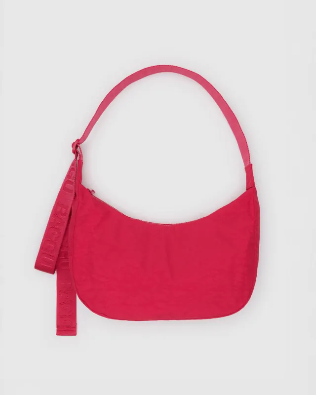 Medium Nylon Crescent Bag w/ Key Leash - Candy Apple sold by ban.do