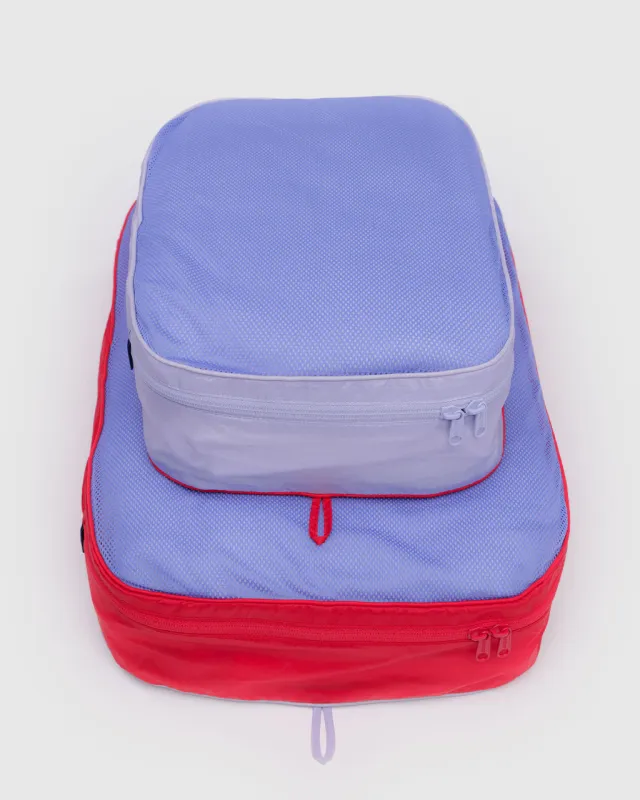 Large Packing Cube Set - Mesh Berry Mix sold by ban.do